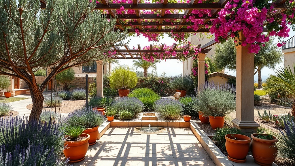 Mediterranean style garden a8e423ff