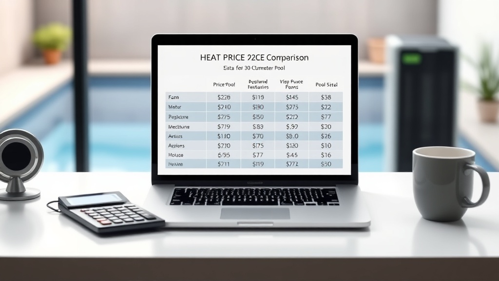 כמה עולה משאבת חום לבריכה 30 קוב